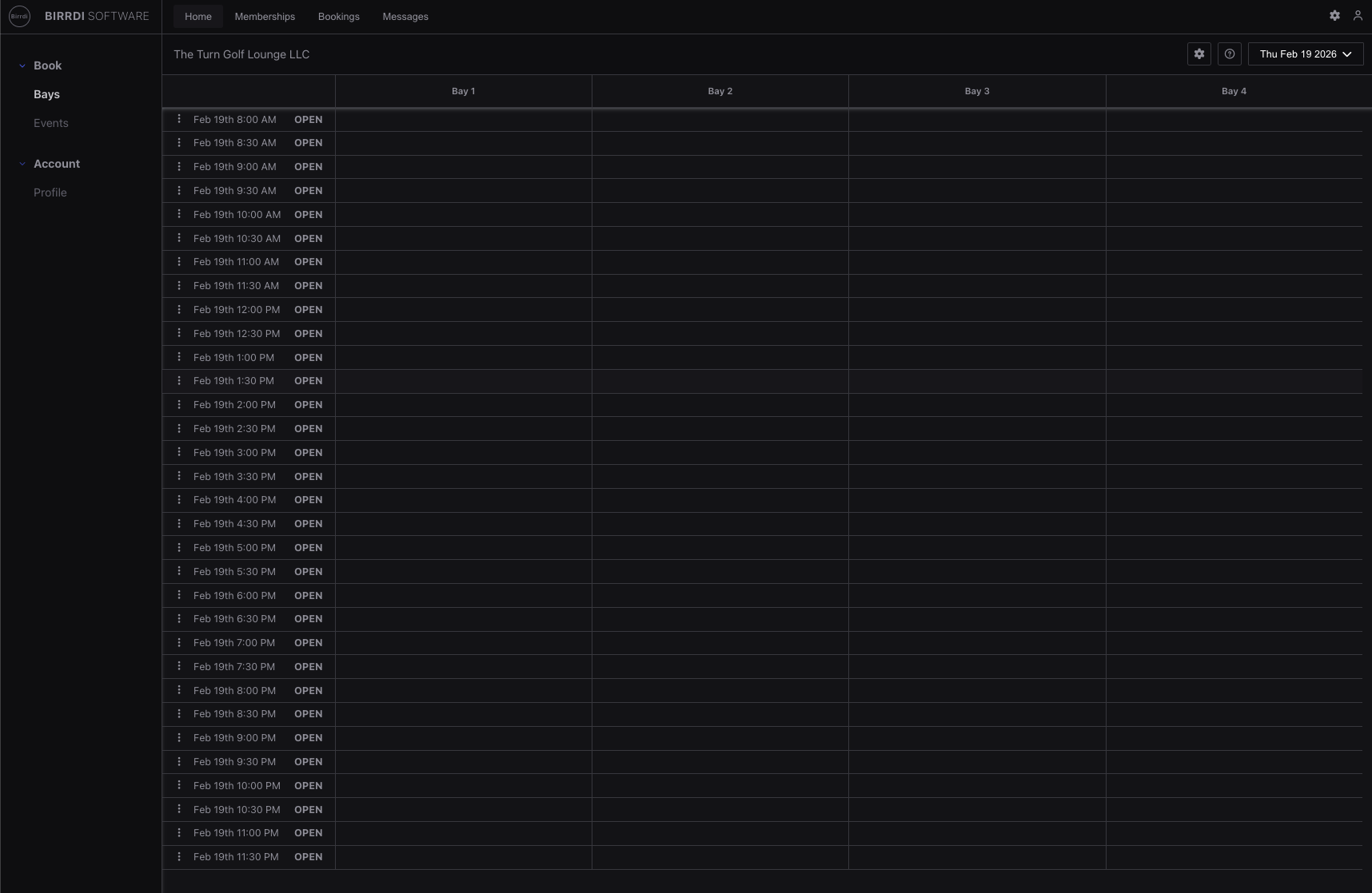 Step 1: Select available time