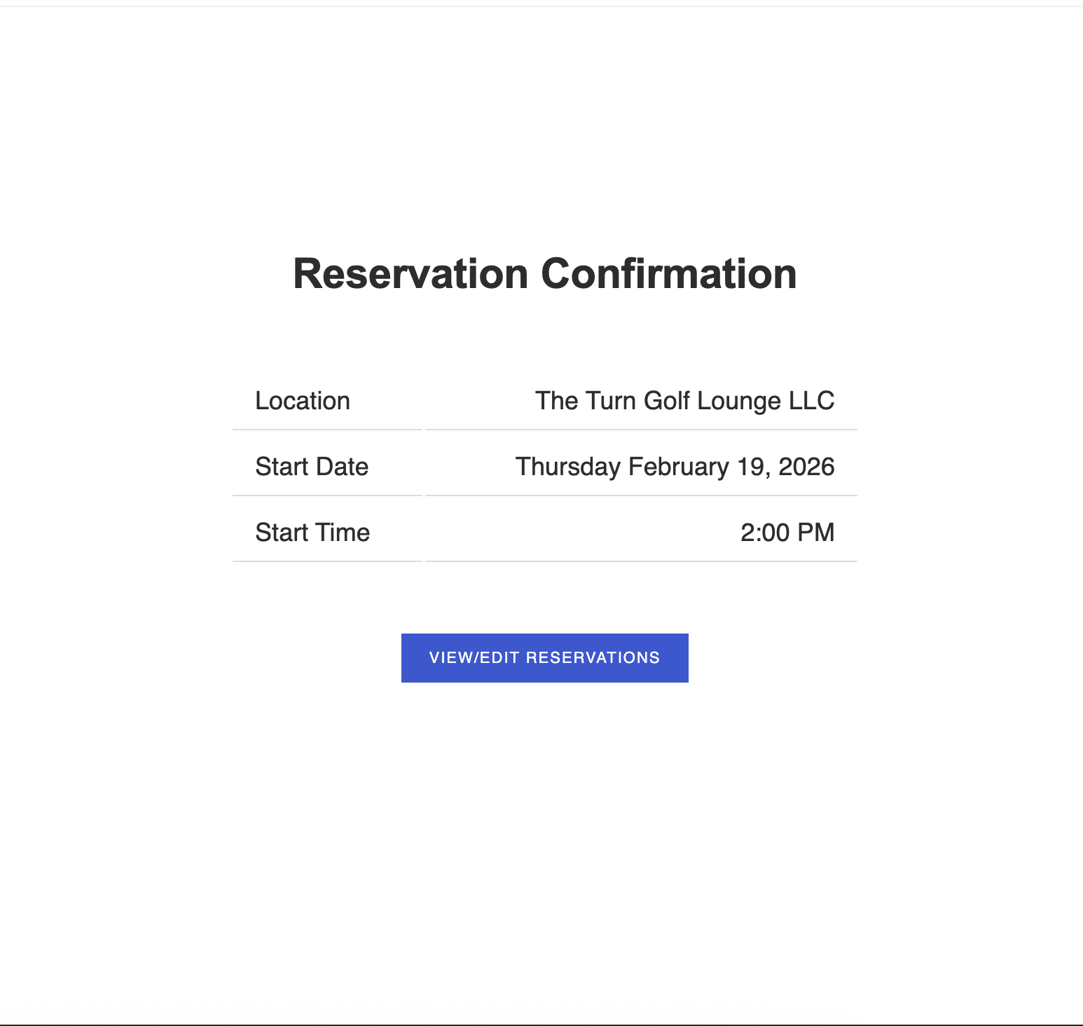 Step 3: Receive confirmation
